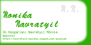 monika navratyil business card