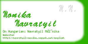 monika navratyil business card